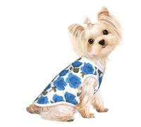 Chandails personnalisés pour chiens de petite et moyenne taille - Designs uniques, polaire polyester douce, parfaits pour la récupération chirurgicale et le port quotidien Bluerosesbloom M