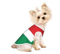 Chandails personnalisés pour chiens de petite et moyenne taille - Designs uniques, polaire polyester douce, parfaits pour la récupération chirurgicale et le port quotidien Drapeau de la Hongrie M