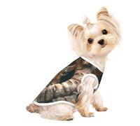 Chandails personnalisés pour chiens de petite et moyenne taille - Designs uniques, polaire polyester douce, parfaits pour la récupération chirurgicale et le port quotidien Écureuil trou d'arbre M