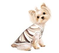 Chandails personnalisés pour chiens de petite et moyenne taille - Designs uniques, polaire polyester douce, parfaits pour la récupération chirurgicale et le port quotidien des rides dynamiques M