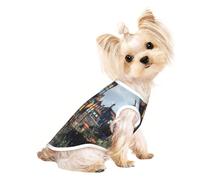 Chandails personnalisés pour chiens de petite et moyenne taille - Designs uniques, polaire polyester douce, parfaits pour la récupération chirurgicale et le port quotidien Castle Hall M