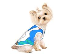 Chandails personnalisés pour chiens de petite et moyenne taille - Designs uniques, polaire polyester douce, parfaits pour la récupération chirurgicale et le port quotidien Oie volante S