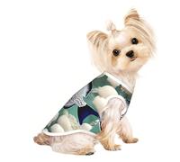 Chandails personnalisés pour chiens de petite et moyenne taille - Designs uniques, polaire polyester douce, parfaits pour la récupération chirurgicale et le port quotidien Poisson de récif corallien M