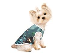 Chandails personnalisés pour chiens de petite et moyenne taille - Designs uniques, polaire polyester douce, parfaits pour la récupération chirurgicale et le port quotidien Forgotten Forest S