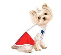 Chandails personnalisés pour chiens de petite et moyenne taille - Designs uniques, polaire polyester douce, parfaits pour la récupération chirurgicale et le port quotidien Drapeau du Chili M
