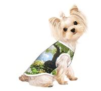 Chandails personnalisés pour chiens de petite et moyenne taille - Designs uniques, polaire polyester douce, parfaits pour la récupération chirurgicale et le port quotidien Green Path Serenity M