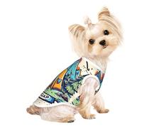 Chandails personnalisés pour chiens de petite et moyenne taille - Designs uniques, polaire polyester douce, parfaits pour la récupération chirurgicale et le port quotidien en camping Fun Time M