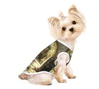 Chandails personnalisés pour chiens de petite et moyenne taille - Designs uniques, polaire polyester douce, parfaits pour la récupération chirurgicale et le port quotidien Arched Garden Oasis M
