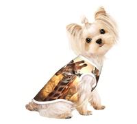 Chandails personnalisés pour chiens de petite et moyenne taille - Designs uniques, polaire polyester douce, parfaits pour la récupération chirurgicale et le port quotidien Girafe Affection M