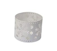 Chandelier 1 bougeoir de Noël Vintage en Fer ajouré, Motif Flocon Neige, Sapin et cerf, for la décoration Maison ou d'une fête. Support Table pour Décoration(Color1)