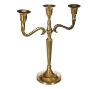 Atmosphera Bougeoir Créateur d'intérieur 3 têtes métal doré H27 cm