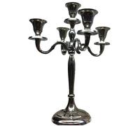 Chandelier 5 branches en chrome - Legeantdelafete - 30cm - Métal - Objets décoratifs