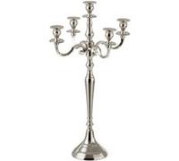 Chandelier 5 Têtes Design Classic 63cm Argent Argent G