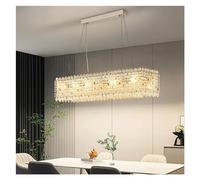 Chandelier à LED de Pendentif en Cristal Compatible avec îlot de Cuisine, lumière décorative intérieure, Abat-Jour de Luxe Compatible avec la Salle à Manger, Le luminaire Suspendu