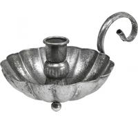 Chandelier argenté Coupelle à bougie avec anse Vintage Deko H9,5cm