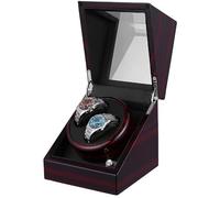 Chandelier Automatic Rotation Winders Double Affichage Case de Stockage en Bois 4 Modes avec Verrouillage du Poignet Rotateur 2 Mode d'alimentation 1 18 × 18 cm Good Times Chandelier