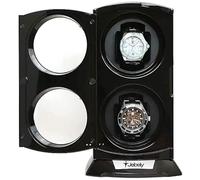 Chandelier Automatic Watch Box Box Watcher Box Boîte Automatic Black Double Watch Winder pour Les Montres automatiques Double Montres Boxholiday Gift Good Times Chandelier