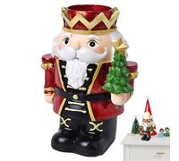 Chandelier Casse-noisette de Noël : chandelier festif en figurines festives, décoration de bureau, décoration de table de vacances, pièce d'affichage durable | Elegant Party Nappe Accesso