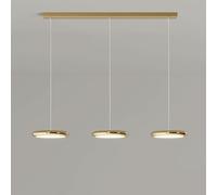 Chandelier Ceiling Light Modern Restaurant Corridor Bar Club Study 3-Lamp Living Room Study Led Reading Lamp Ceiling Lamp Three-Color Variable Lamp 54W