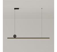 Chandelier Ceiling Light Polished Black Above The Modern Simple Dining Table 56W Tri-Color Change Kitchen Island Living Room Bar Hanging Ceiling Lamp