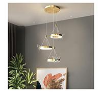 chandelier Chandeliers For Dining Room Bedside Tables For The Bedroom Pendant Lights Moden Butterfly Oriental Style LED Chandenlier Lamps (Body Color : 1 head 25CM Emitting Color : Three color) (Th