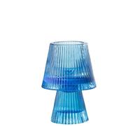 Chandelier Chapeau Verre Bleu