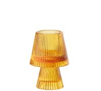 Chandelier Chapeau Verre Orange
