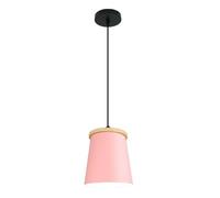 Chandelier Couleur américaine, lumière Suspendue décorative de Ferme avec Base E27, Suspension créative, luminaire Industriel Commercial pour Cuisine, Chambre Salle à Manger, Restaurant (Rose)