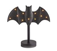 Chandelier de chauves-souris gothiques - LED Light Decol Light, Sparkling Bat Ornament fabriqué en résine synthétique | Décoration de table avec le penny d'éclairage pour bureau, patio, nuit