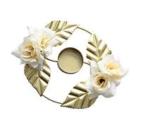 Chandelier de Mariage Guirlande de Roses décoration d'intérieur décor d'or bougeoirs pour Centre de Table Centre de Table bougeoir Bureau Couronne décorations décorer Banquet Métal