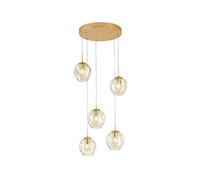 Chandelier d'escalier en verre moderne, pendentif à goutte de pluie à LED minimaliste, plafond de plafond duplex Luminaires de suspension pour le salon Home-10 Lumières D 30x150cm