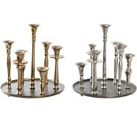Chandelier DKD Home Decor Aluminium Moderne (29 x 29 x 30 cm) (2 pièces)