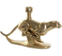 Chandelier DKD Home Decor Or Résine Aluminium Léopard Tropical Chandelier 25 x 6 x 14 cm