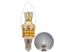 Chandelier E14 Ampoule 9W E14 Ampoule de LED Bougie 6000K Lumière blanche 850LM Equivalent Ampoules Incandescente Halogène 80W,Chandelier E14 Ampoule,Non-Dimmable par.