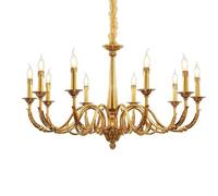 Chandelier en cuivre avec bougeoir, décoration d'intérieur, éclairage d'intérieur, Lustre Traditionnel, luminaire Rustique, éclairage de Ferme, Lustre élégant, plafonnier en cuivre, 10 têtes