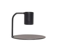 Chandelier en fer noir, fait main, forme arrondie - Hübsch, Curve - H6 cm