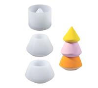 Chandelier En Silicone Moule D'arbre De Noël Porte-bougie Moules En Gypse Conteneur D'aromathérapie Récipients Créatifs