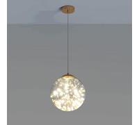Chandelier en Verre Moderne LUMBRE MÉTAL LED Trois Ton Tone sur LETURE LUMIÈRE - PERSONNALITÉ Lampe DE mais