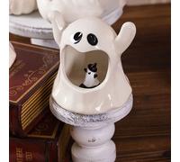 Chandelier fantôme d'halloween, dessin animé de bureau, petit fantôme, cadeau de haute beauté, petite décoration haut de gamme Rare, Figurines miniatures 1C0329-Black Hat