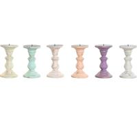 Chandelier Home ESPRIT Jaune Bleu Vert Rose Métal Bois de mangue Shabby Chic 10 x 10 x 18 cm