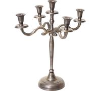 Chandelier HWC-D81, Chandelier à 5 branches en aluminium 41cm massif 1kg ~ Couleur : Or antique
