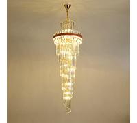 Chandelier LED avec Luxure de Luxe Moderne à Cristal Moderne Villa Duplex au Milieu du Salon