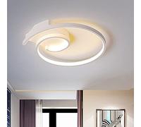 Chandelier LED Living Dimmable Light with Remote Control,Bedroom Creative Metal Acrylic Ceiling Fixture Illuminat,Indoor Decorative Lights Dining Room Hallway Lamp Stu
