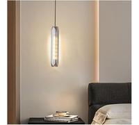 Chandelier Light, 1-Light -NI Chandelier - Crystal Gray Pendant Lighting 38cm, LED Base Metal Base Hanging Lamp with Height Adjustable Domestic Brass Ceiling Lamp Compatible with Restaurant Decorat