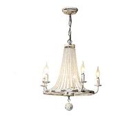 Chandelier Light, Crystal Farmhouse Chandeliers Hanging Antique Ceiling Lamp 5 6 8 12 Light Sources Compatible with Bedroom Hallway Closet Entryway Stairs Without (5)
