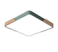 Chandelier Light For Living Room Dimmable Led Square Ceiling Lamp Close To Ceiling Lights Fixture For Atmosphere Living Room Kitchen Entryway Dining Room(Dark Rectangle 65Cm)/Green/Square 40Cm