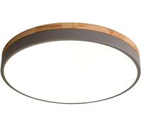 Chandelier Light For Living Room Led 3 Color Changeable Mount Ceiling Fixture For Kitchen Bedroom Living Room(Yellow 19.7In)/K Gray/15.7In