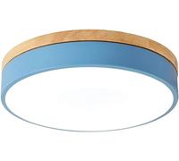 Chandelier Light For Living Room Led 3 Color Changeable Mount Ceiling Fixture For Kitchen Bedroom Living Room(Yellow 19.7In)/Blue/11.8In