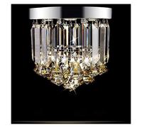 Chandelier Light, LED Chandeliers, Crystal LED Ceiling Lights Compatible with Living Room Crystal Ceiling Lamp Home Decoration(Silver-cognaccrystal,Warmwhite)