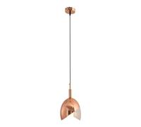 Chandelier Light, Single Head - Circular Pendant Light - and Small Lighting Fixture with Light Pink Iron Glass Splicing Lampshade - Ideal Compatible with Restaurants, Chandelier (Color :